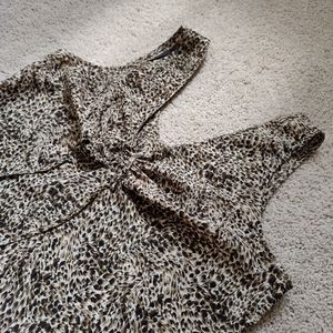 Maxi Sundress Leopard Print